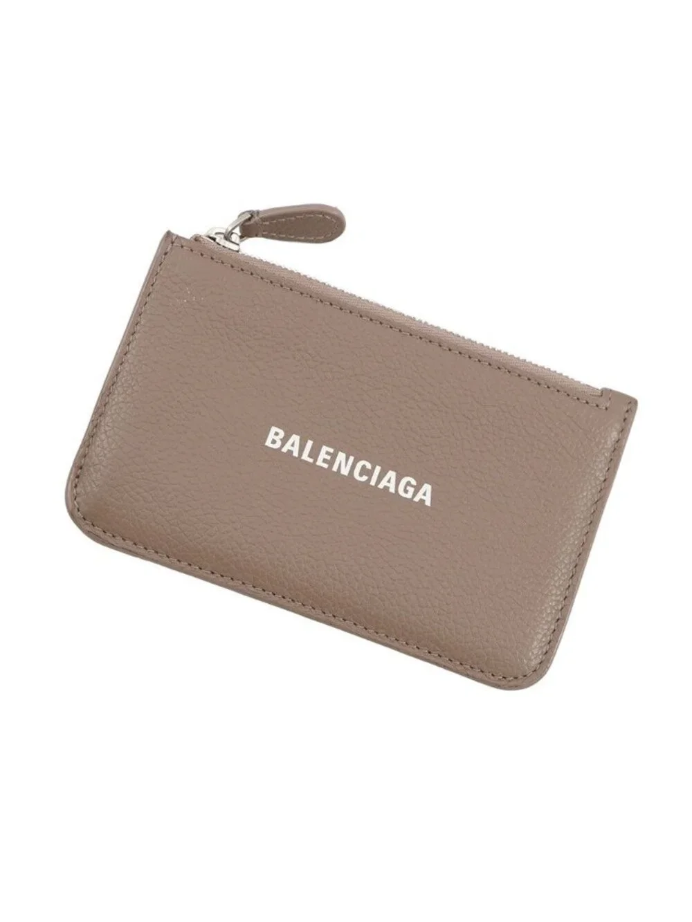 Balenciaga Card Case Fragment Leather Coin